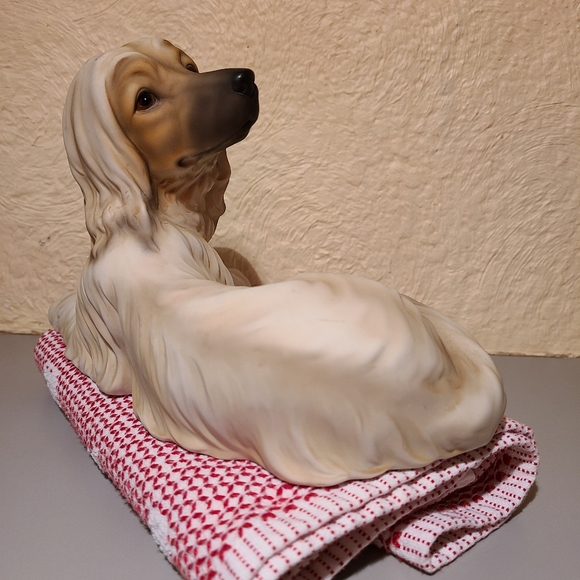 Signed Harvey Knox Porcelain Afghan Dog Figurine. - Picture 2 of 6